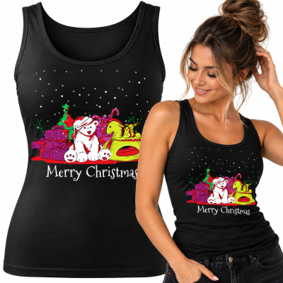 TANK TOP DAMSKI ŚWIĄTECZNY CHRISTMAS